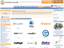 Tablet Screenshot of dvwarehouse.com